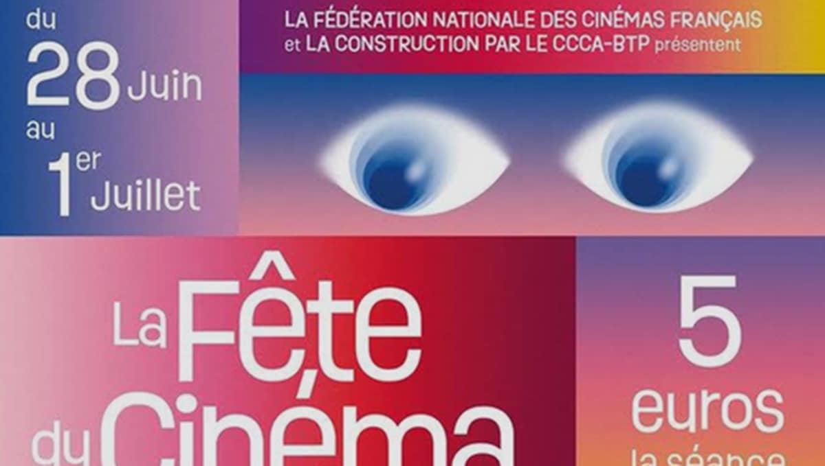 Fête du cinéma : profitez d’une séance à 5 € du 28 juin au 1ᵉʳ juillet 2026 !